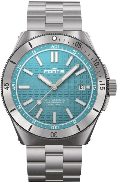 Levně Fortis Marinemaster M-40 Serenity Blue F8120004 + 5 let záruka, pojištění a dárek ZDARMA