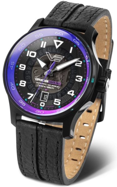 Vostok Europe Expedition South Pole Automatic Line NH35-592C760 (černý kožený řemínek)