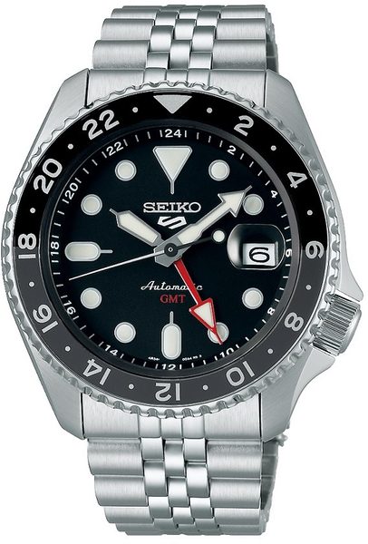 Levně Seiko 5 Sports GMT Series SSK001K1 + 5 let záruka, pojištění a dárek ZDARMA