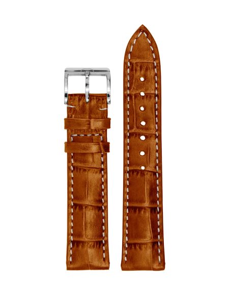 Řemínek kožený MeisterSinger SG03W cognac - 18 mm