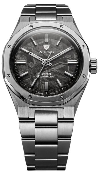 F77 TITANIUM METEORITE MK2 - 38MM - Stainless Steel Bracelet