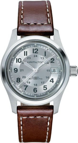 Hamilton Khaki Field Auto H70455553 + 5 let záruka, pojištění a dárek ZDARMA