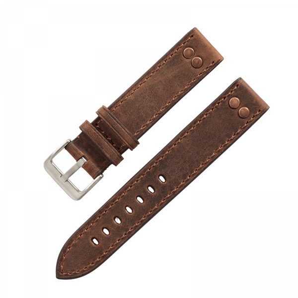 Řemínek Laco Erbstück - stříbrná spona (20mm - XL) - Bazar - 20 mm - XL - Prodloužená délka + 5 let záruka a dárek ZDARMA