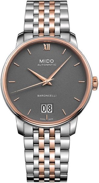 Levně Mido Baroncelli Big Date M027.426.22.088.00 + 5 let záruka, pojištění a dárek ZDARMA