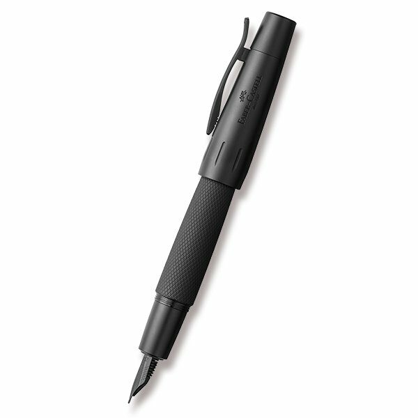 Plnicí pero Faber-Castell E-motion Pure Black 0021/14862 - hrot F (slabý) + 5 let záruka, pojištění a dárek ZDARMA