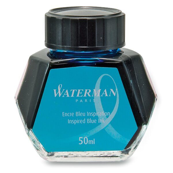 Levně Lahvičkový inkoust Waterman - Lahvičkový inkoust Waterman světle modrý + 5 let záruka, pojištění a dárek ZDARMA