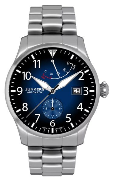 Junkers Flieger Powerreserve 9.64.01.01.M + 5 let záruka, pojištění a dárek ZDARMA