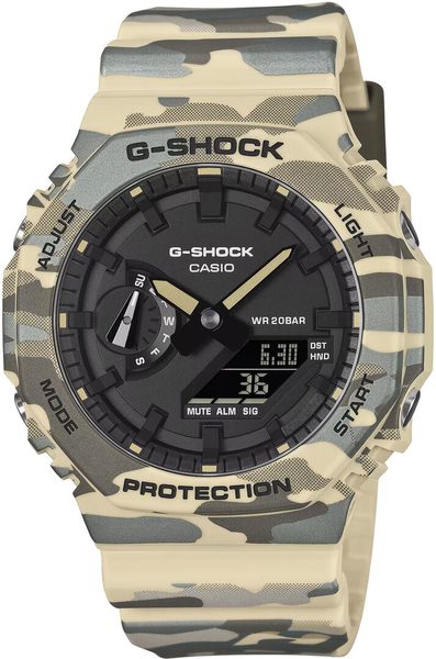 Levně Casio G-Shock GA-2100CM-5AER Camouflage Series