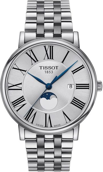 Levně Tissot Carson Premium Moonphase T122.423.11.033.00 + 5 let záruka, pojištění a dárek ZDARMA