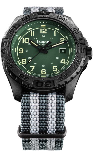 Traser P96 Outdoor Pioneer Evolution Green nato + 5 let záruka, pojištění a dárek ZDARMA