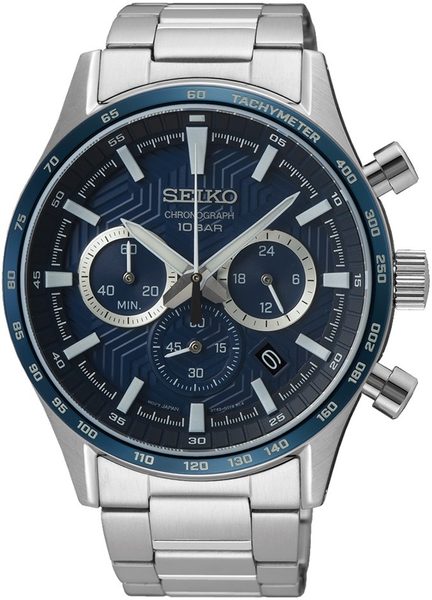 Levně Seiko Quartz Chronograph SSB445P1 + 5 let záruka, pojištění a dárek ZDARMA