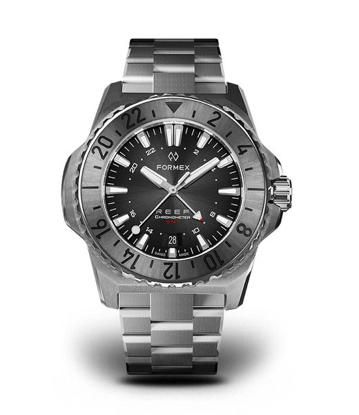 Formex Reef GMT Automatic Chronometer Black Dial with Red GMT