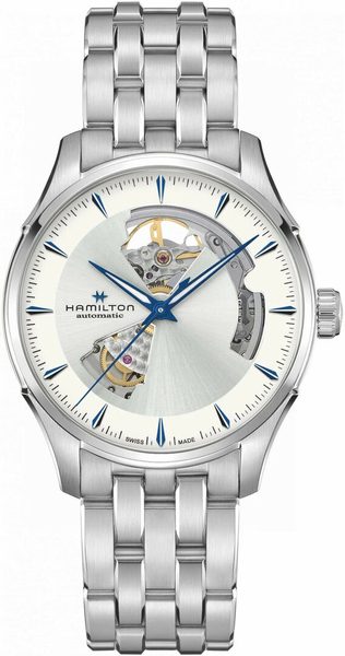 Hamilton Jazzmaster Open Heart Auto H32675150 + 5 let záruka, pojištění a dárek ZDARMA