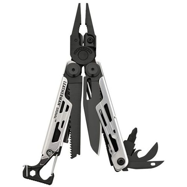 Levně MultiTool Leatherman Signal Black & Silver 832625 + 5 let záruka, pojištění a dárek ZDARMA