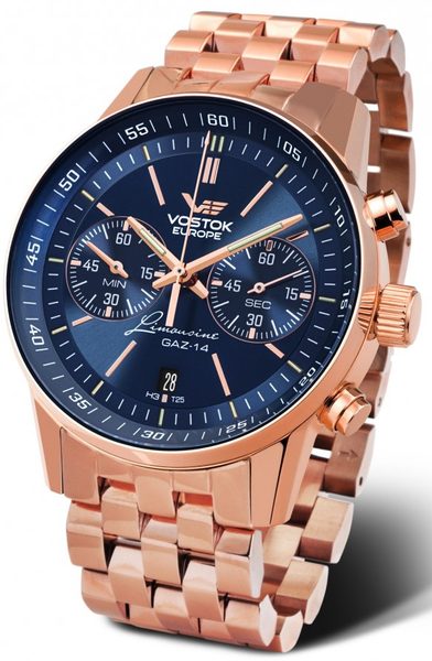 Levně Vostok Europe GAZ-14 Limouzine Chrono Tritium 6S21/565B596B + 5 let záruka, pojištění a dárek ZDARMA