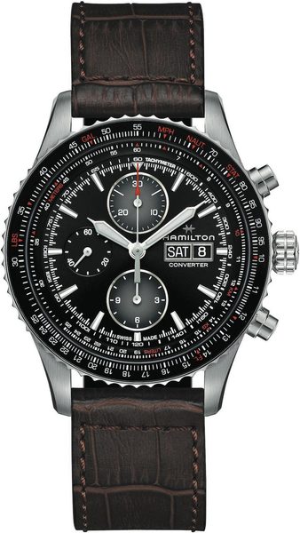 Hamilton Khaki Aviation Converter Auto Chrono H76726530 + 5 let záruka, pojištění a dárek ZDARMA