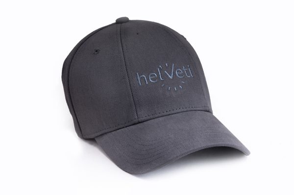 Kšiltovka Helveti znak - charcoal + 5 let záruka a dárek ZDARMA