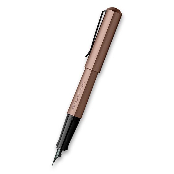 Plnicí pero Faber-Castell Hexo Bronze 0021/15058 - hrot M (střední) + 5 let záruka, pojištění a dárek ZDARMA