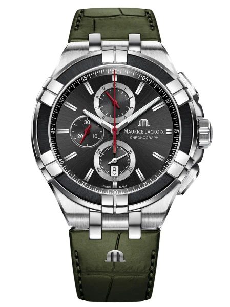 Maurice Lacroix Aikon Chronograph AI1018-PVB21-330-1 + 5 let záruka, pojištění a dárek ZDARMA