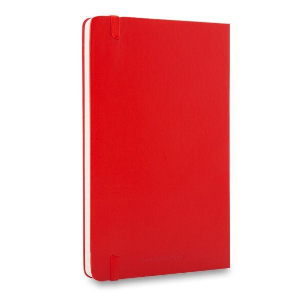 Zápisník Moleskine VÝBĚR BAREV - tvrdé desky - S, linkovaný 1331/11142 - Zápisník Moleskine - tvrdé desky červený
