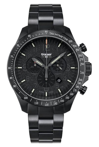 Levně Traser P67 Officer Pro Chronograph Black Ocel + 5 let záruka, pojištění a dárek ZDARMA