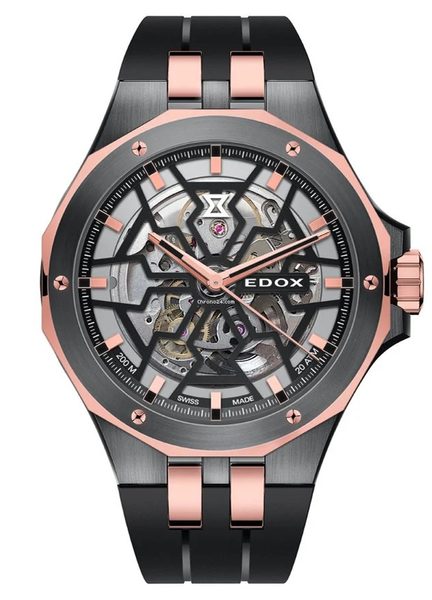 EDOX Delfin Mecano Automatic 85303-357GR-NRN + 5 let záruka, pojištění a dárek ZDARMA