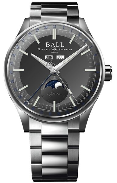 Levně Ball Engineer II Moon Calendar NM3016C-S2J-GY + 5 let záruka, pojištění a dárek ZDARMA