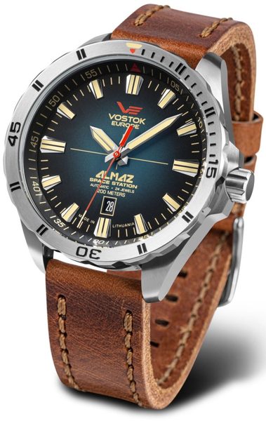 Vostok Europe Almaz Automatic Line NH35-320A678 + 5 let záruka, pojištění a dárek ZDARMA