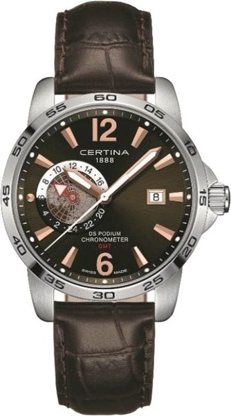 Certina DS Podium GMT C034.455.16.087.01 + 5 let záruka, pojištění a dárek ZDARMA