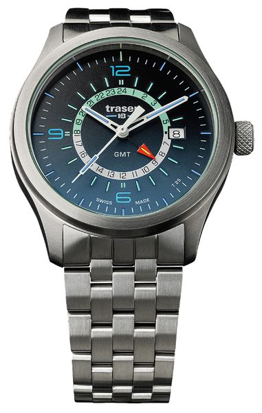 Traser Aurora GMT Blue - ocel