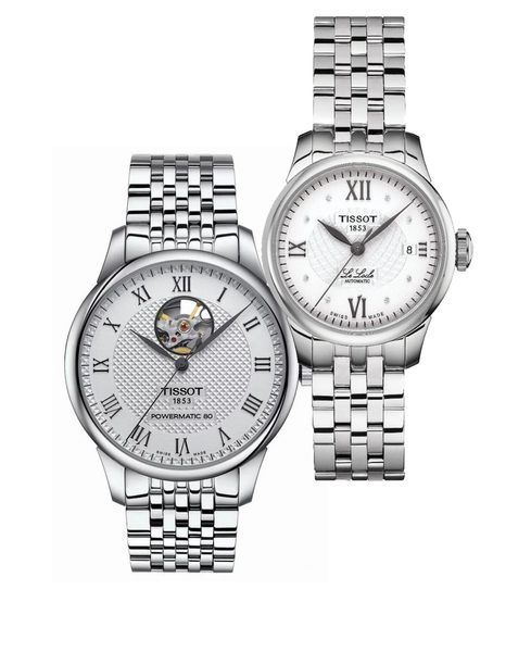 Levně SET Tissot Le Locle Automatic T006.407.11.033.02 a T41.1.183.16 + 5 let záruka, pojištění a dárek ZDARMA