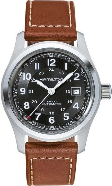 Hamilton Khaki Field Auto H70555533 + 5 let záruka, pojištění a dárek ZDARMA