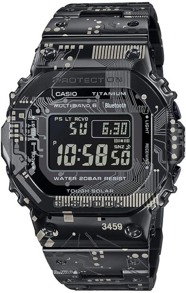 Levně Casio G-Shock GMW-B5000TCC-1ER Titanium Circuit Camo Series + 5 let záruka, pojištění a dárek ZDARMA