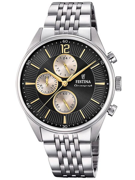 Festina Chronograph 20285/A + 5 let záruka, pojištění a dárek ZDARMA