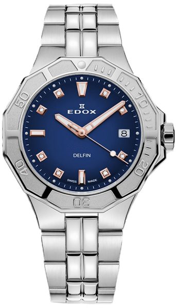 Levně EDOX Sport Delfin Diver Date Lady Special Edition 53020-3M-BUDDR + 5 let záruka, pojištění a dárek ZDARMA