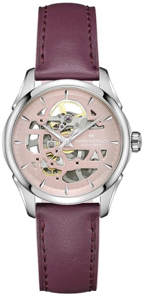 Levně Hamilton Jazzmaster Skeleton Lady Auto H32265870 + 5 let záruka, pojištění a dárek ZDARMA