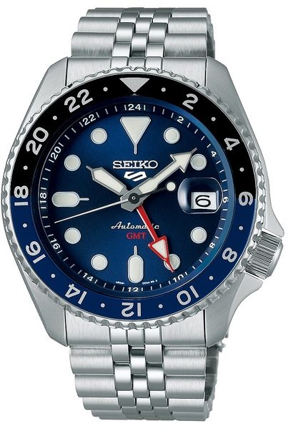 Seiko 5 Sports GMT Series SSK003K1 + 5 let záruka, pojištění a dárek ZDARMA