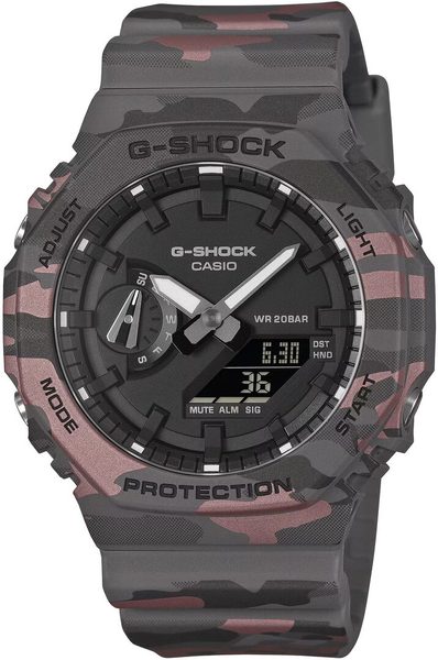 Levně Casio G-Shock GA-2100CM-8AER Camouflage Series
