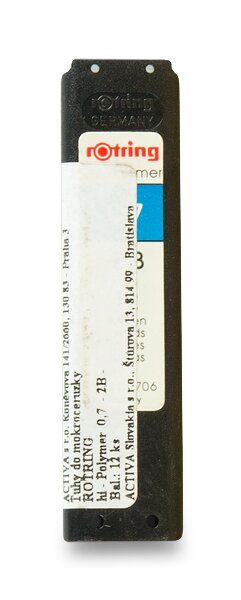 Levně Náhradní tuhy pro mechanickou tužku Rotring 12ks - různé varianty 0042/505 - 0,7 mm, 2B + 5 let záruka, pojištění a dárek ZDARMA