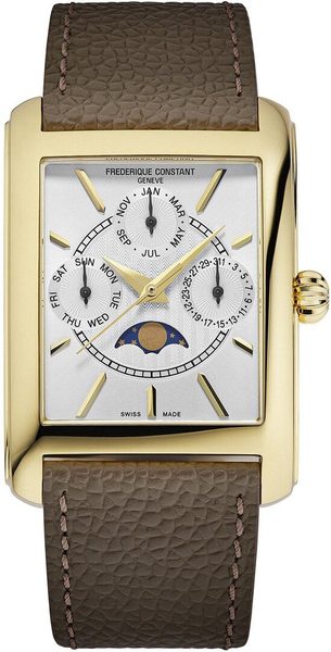 Levně Frederique Constant Classics Carree Calendar Moonphase FC-265S4C5