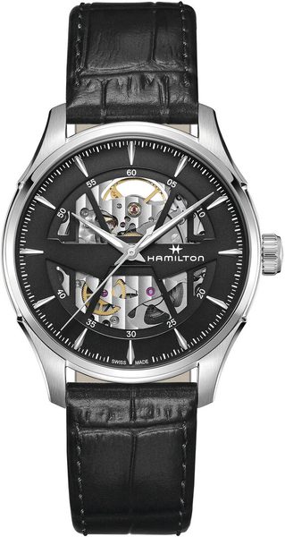 Levně Hamilton Jazzmaster Skeleton Auto H42535780 + 5 let záruka, pojištění a dárek ZDARMA