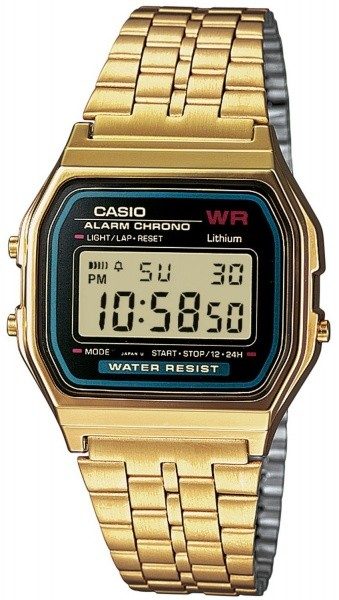 Casio A 159G-1 + 5 let záruka, pojištění a dárek ZDARMA