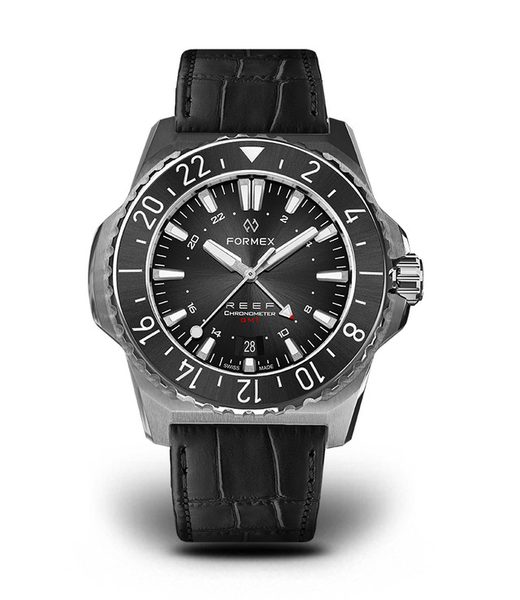 Formex Reef GMT Automatic Chronometer Black Dial with Red GMT