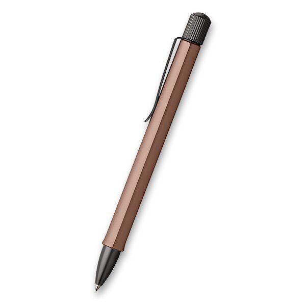 Levně Kuličkové pero Faber-Castell Hexo Bronze 0012/1405840 + 5 let záruka, pojištění a dárek ZDARMA