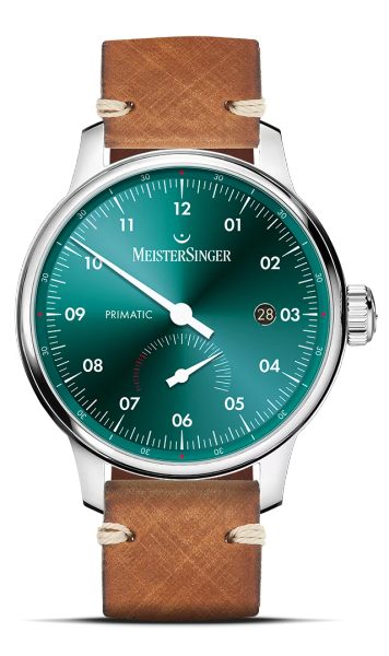 MeisterSinger Primatic PR919 - Kožený řemínek barvy cognac