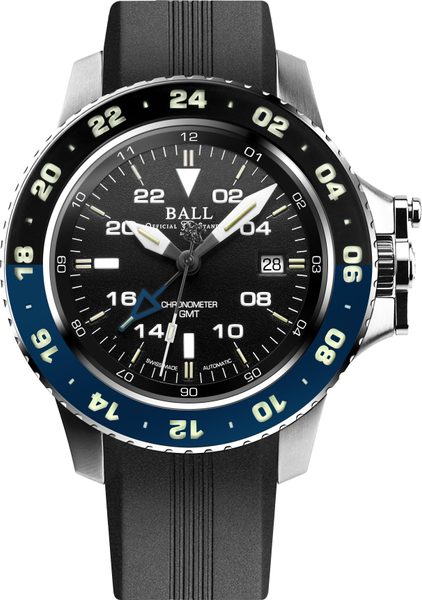 Levně Ball Engineer Hydrocarbon AeroGMT II (42 mm) COSC DG2018C-P10C-BK + 5 let záruka, pojištění a dárek ZDARMA