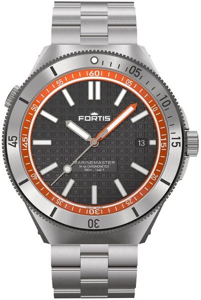 Levně Fortis Marinemaster M-44 Amber Orange COSC F8120014 + 5 let záruka, pojištění a dárek ZDARMA