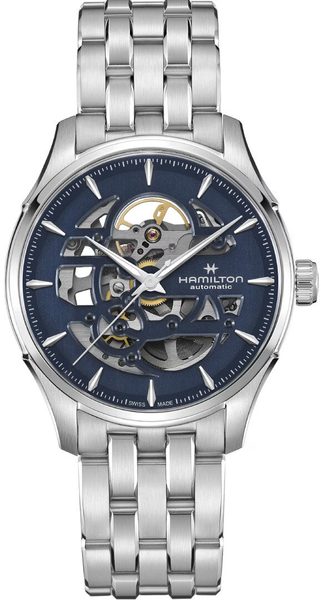 Levně Hamilton Jazzmaster Skeleton Auto H42535141 + 5 let záruka, pojištění a dárek ZDARMA