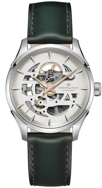 Levně Hamilton Jazzmaster Skeleton Auto H42535810 + 5 let záruka, pojištění a dárek ZDARMA