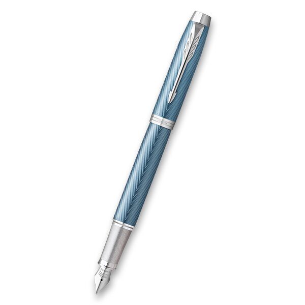 Plnicí pero Parker IM Premium Blue Grey CT 1502/314365 - hrot M (střední) + 5 let záruka, pojištění a dárek ZDARMA